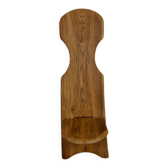 African chair in solid oak