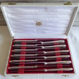 12 couteaux à entremets sfam métal argenté 21 cm