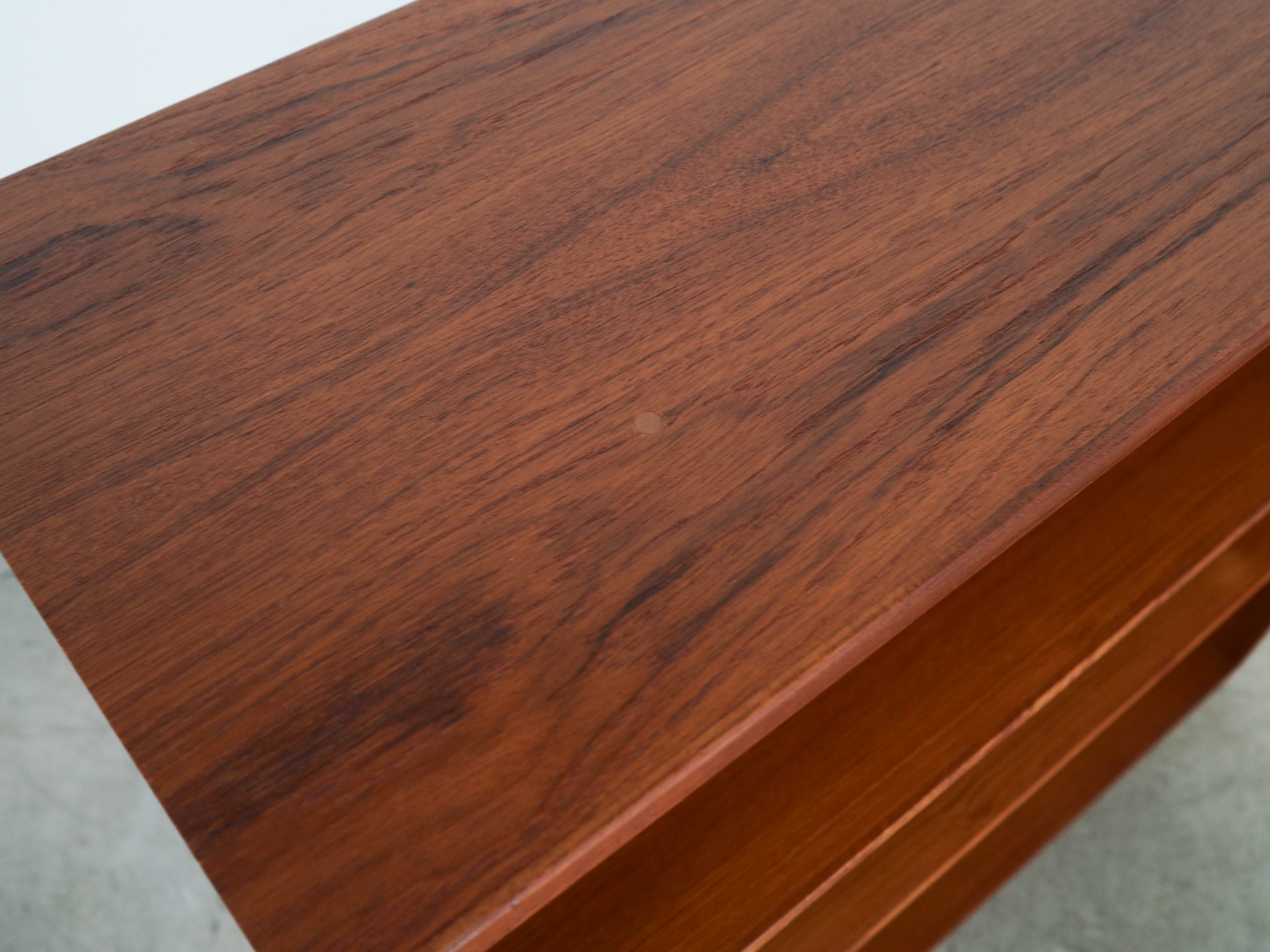 Teak bookcase, German design, 1970s, manufactured by RT Möbel