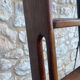 Wooden and iron boat ladder