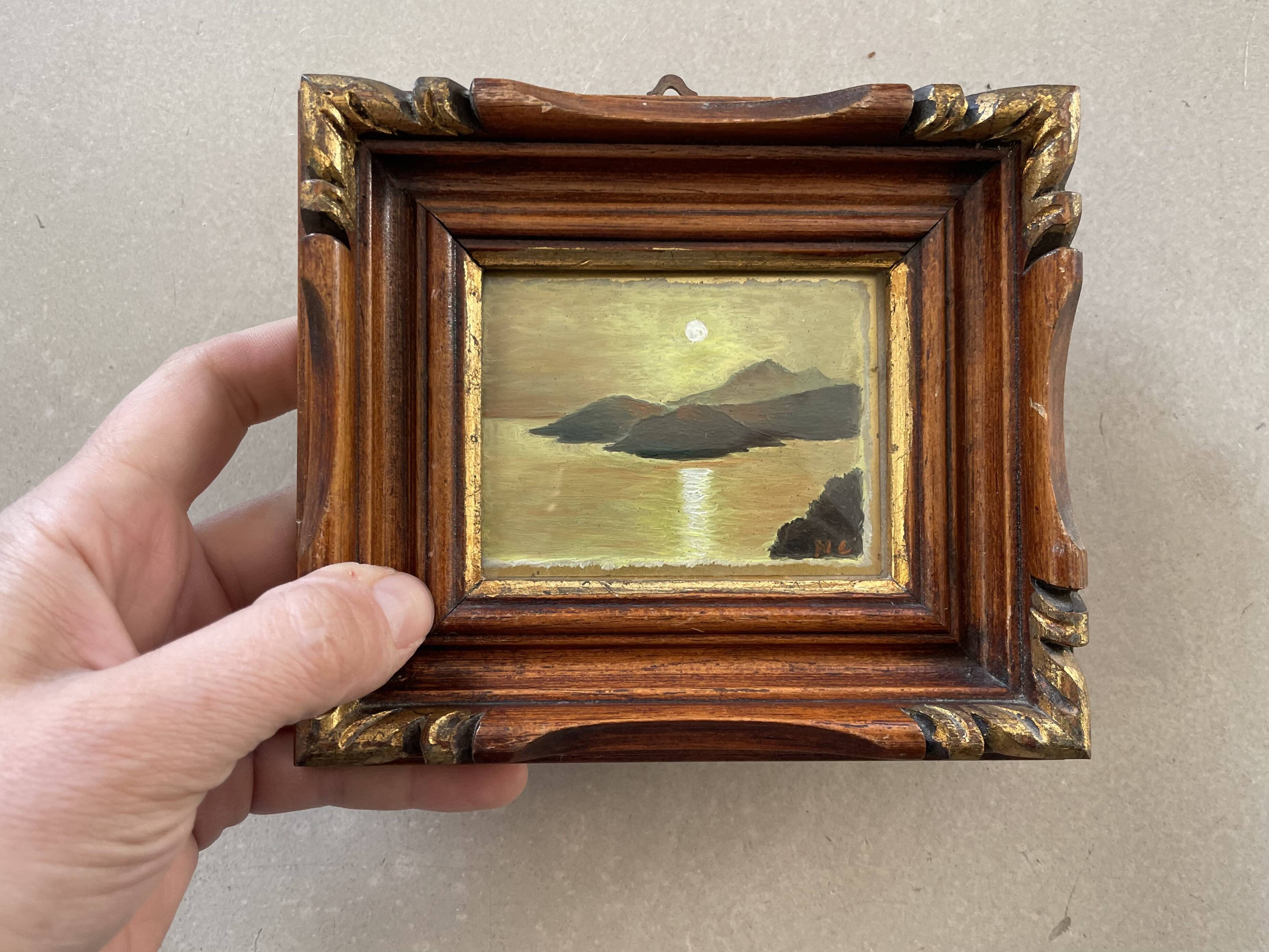 Tableau miniature sur métal