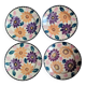 Set 4 flat plates Balkan Van Gogh