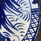 Assiette décorative oiseau bleu
