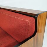 Art deco walnut sofa bed, 1960s