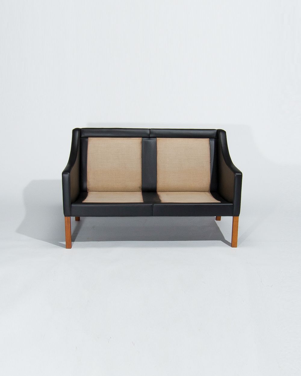 Mid Century Leather Sofa By Borge Mogensen 2208, Danish Design 1960’s