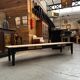 Large mid-20th century coffee table