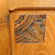 Art Deco cabinet with shelves, wooden