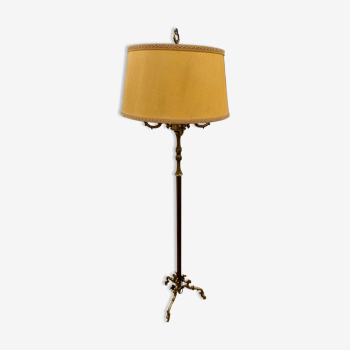 Gilded bronze parquet lamp