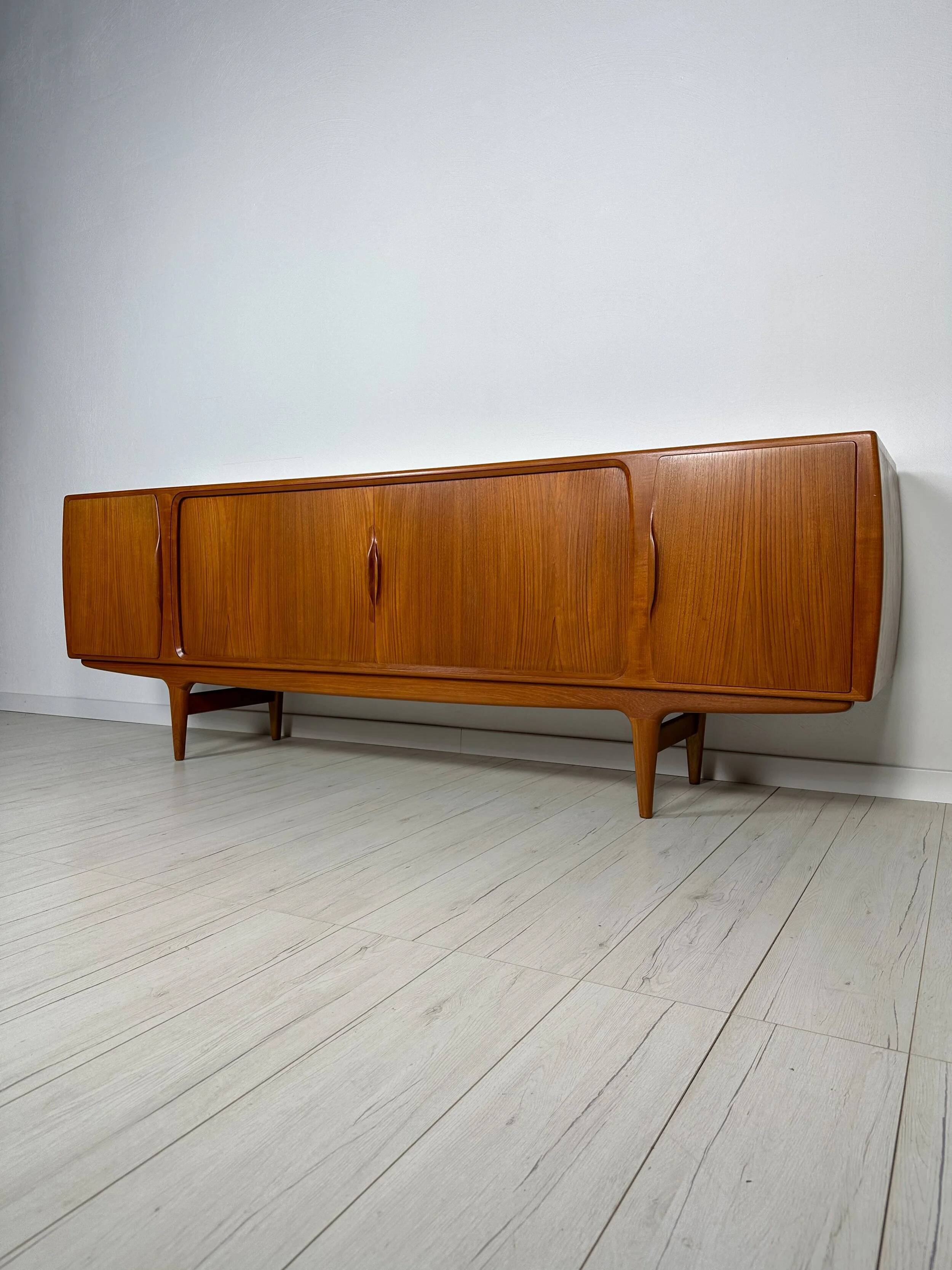 60s vintage Danish teak sideboard 19 by Johannes Andersen for Uldum Møbelfabrik