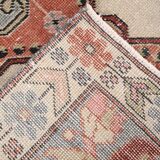 Turkish Red & Beige Classic Vintage Rug, 130x229Cm