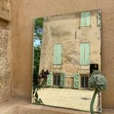 Vintage beveled mirror