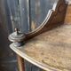 Small 19th-century corner shelf in walnut – beautiful cabinetmaking work.