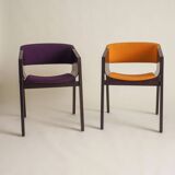 Set of 6 stunning armchairs by TON
