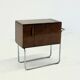 Italian walnut bar cabinet by Cova Milano