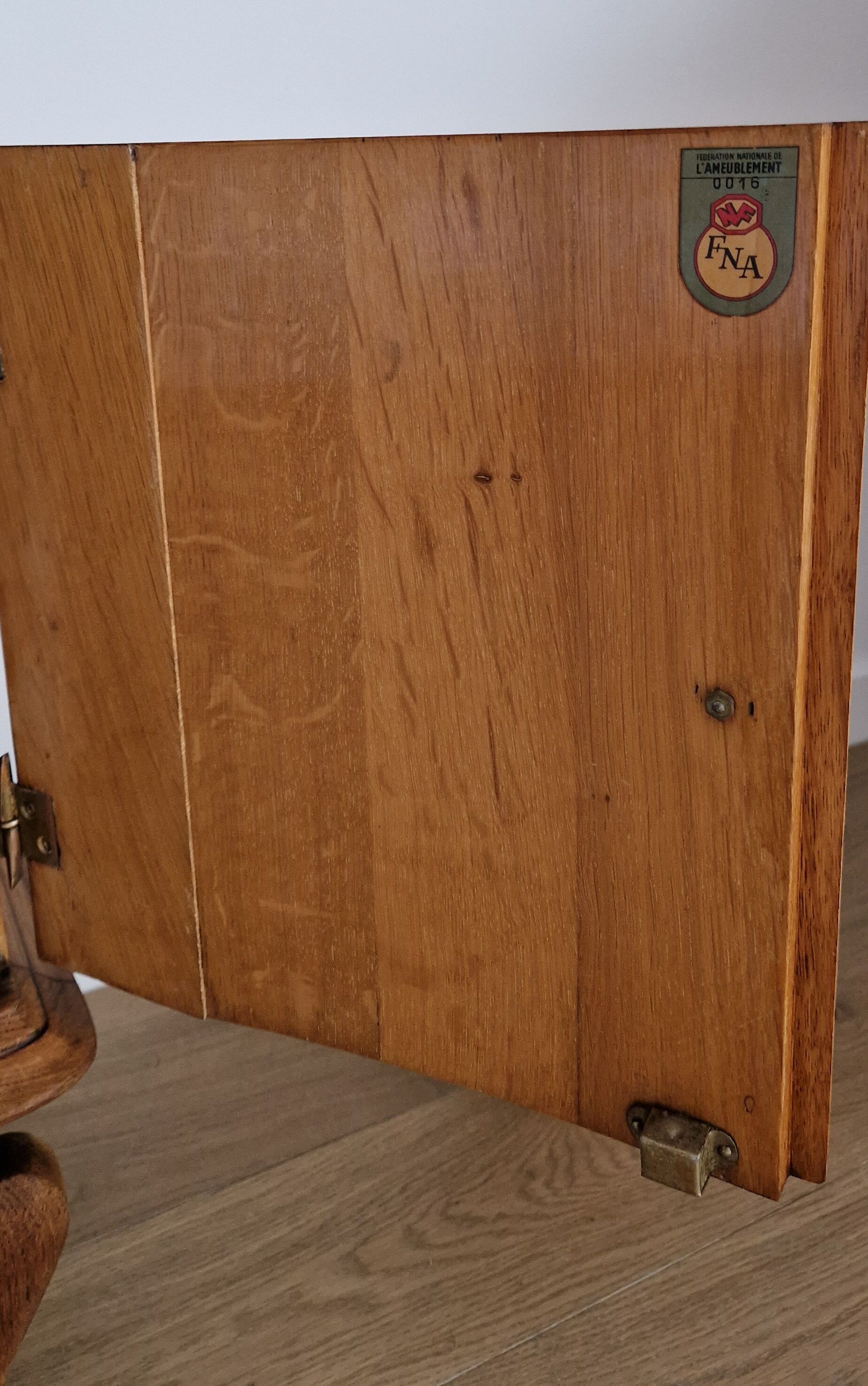 Oak bar furniture art deco style