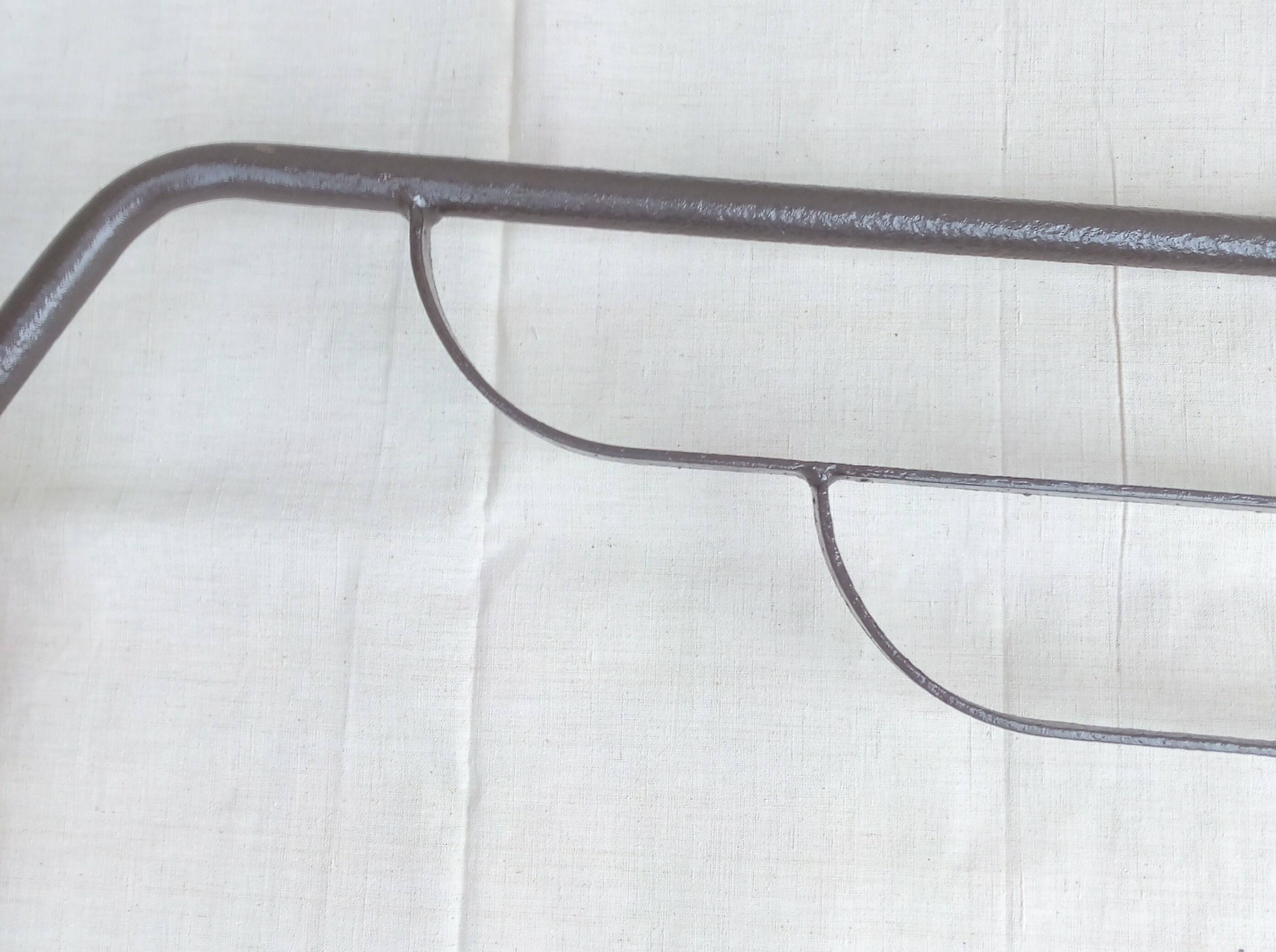 Street light, gallows, industrial wall light in copper from the 1930s