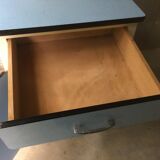 Blue formica kitchen furniture