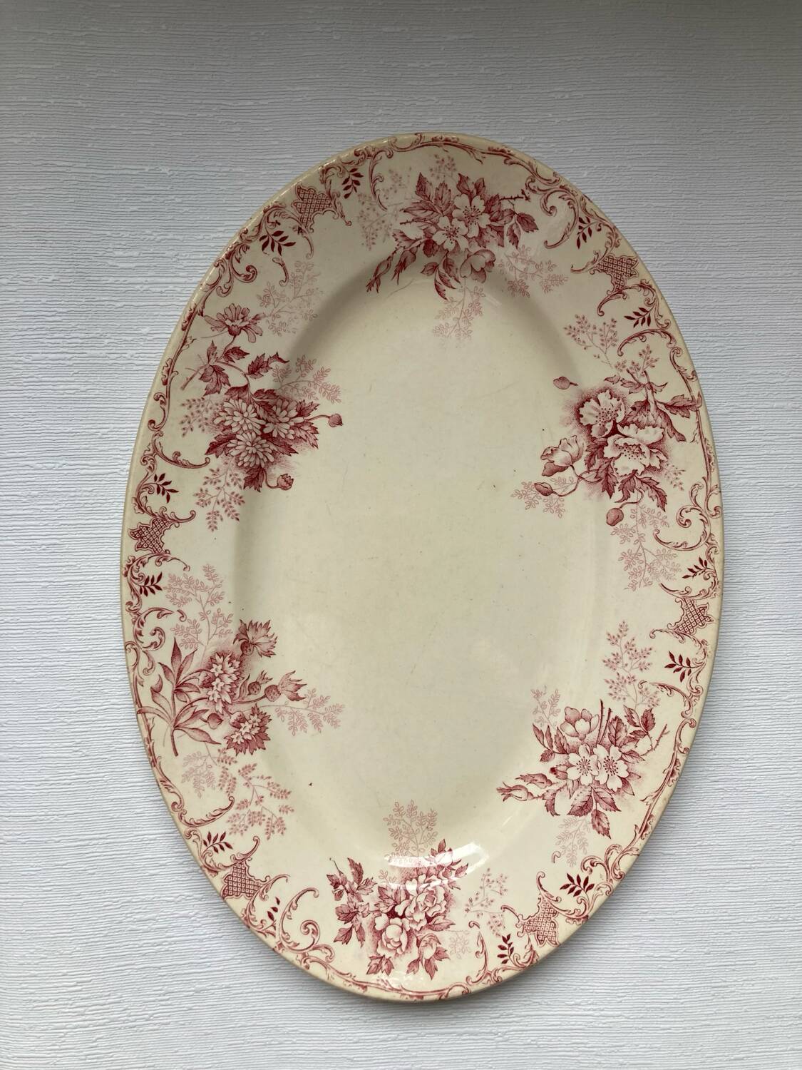 Oval Dish Terre de Fer Choisy-Le-Roi Boulanger & Cie Floréal model