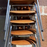 Set of 6 "petal" chairs from Soudéxvinyl