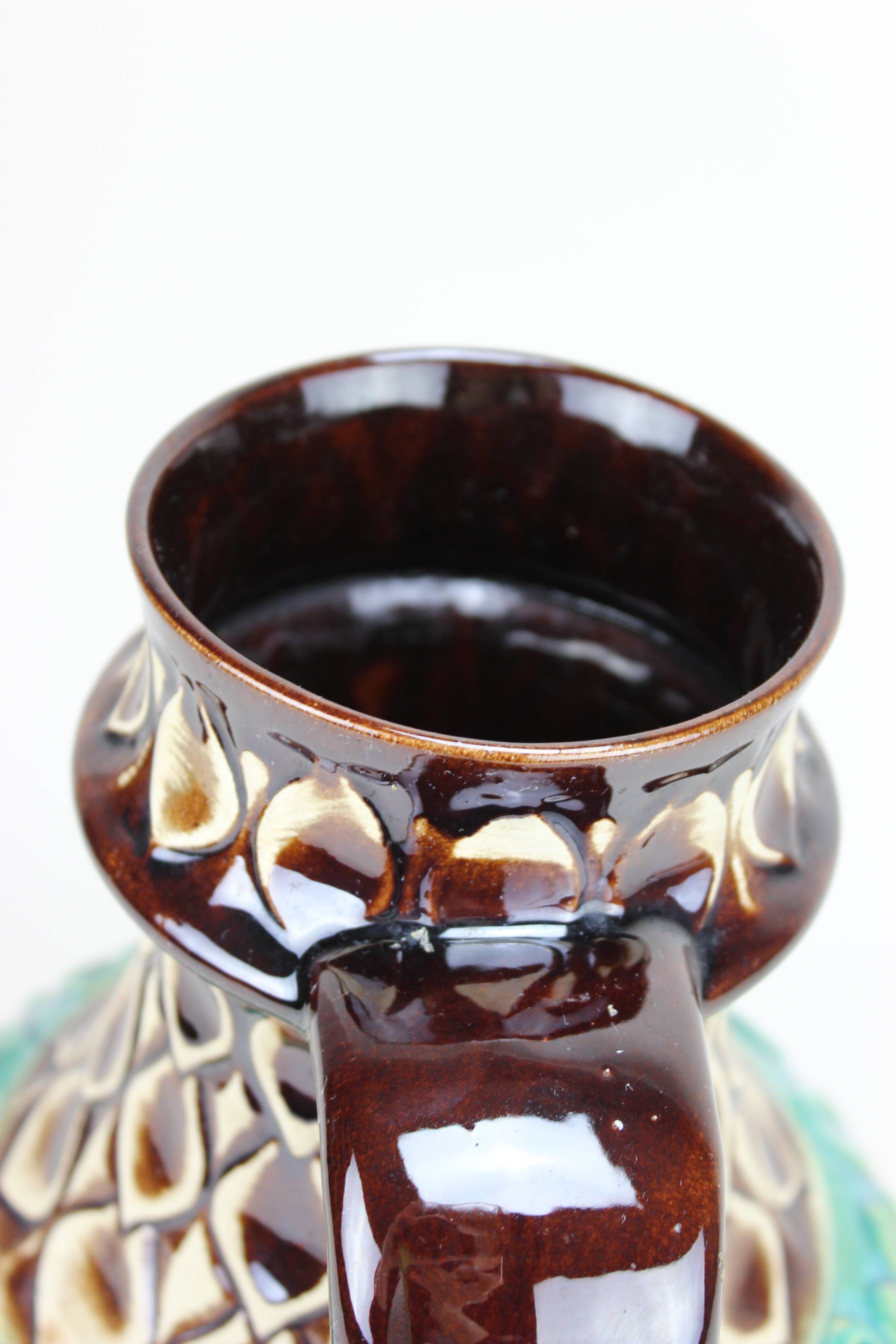 Mid Century ceramic vase, Bay 87-30, westgerman pottery