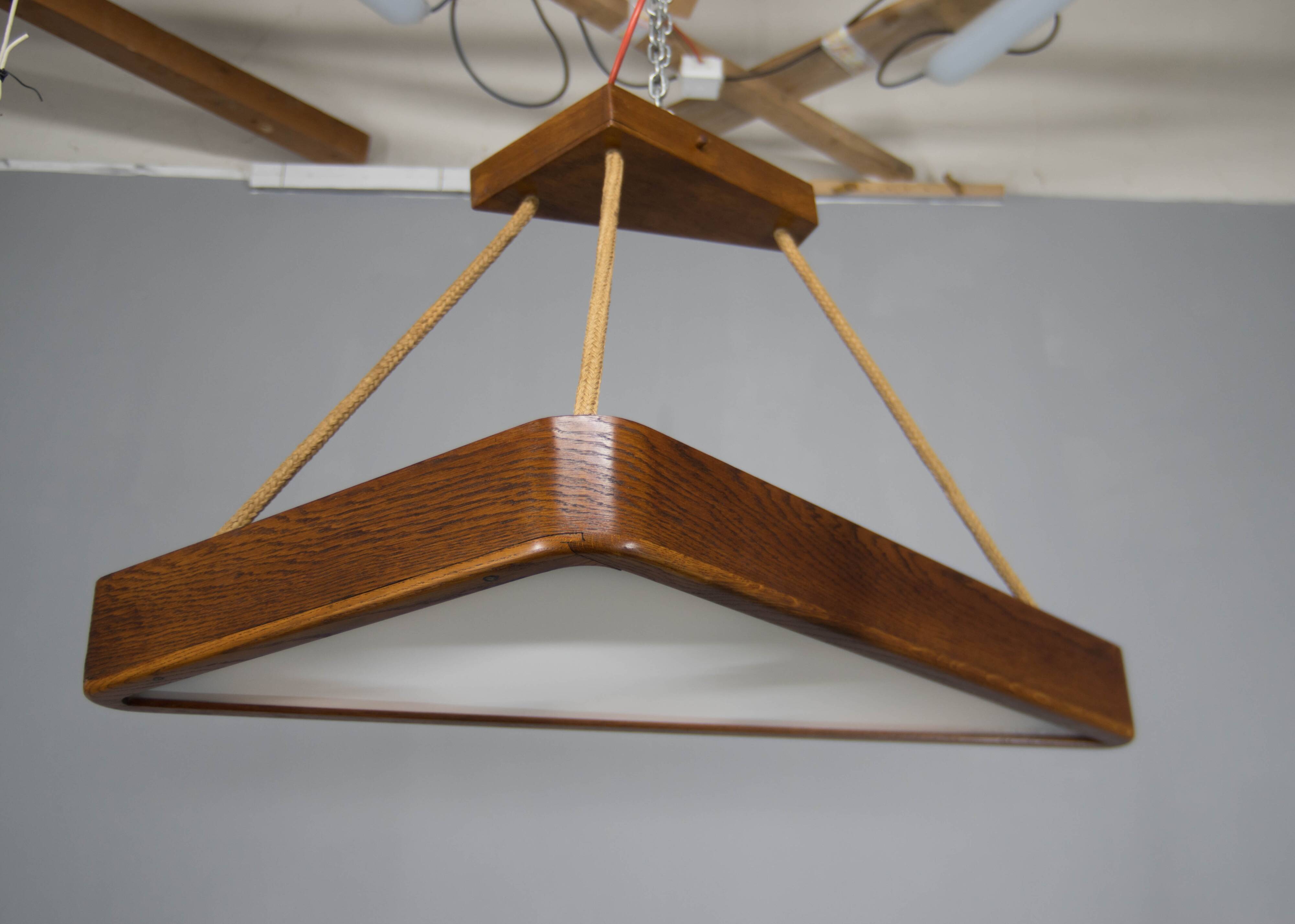 Mid-Century Modern Pendant Light by ULUV, 1960s – Restored