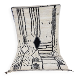 Handmade Moroccan Berber carpet 245 X 142 CM