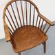 Baumann vintage Bridge Western fan armchair in wood from the 70s
