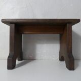 old small wooden bench step