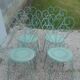 19th century iron garden set.