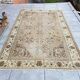 Oushak Vintage Floral Handmade Rug sku882