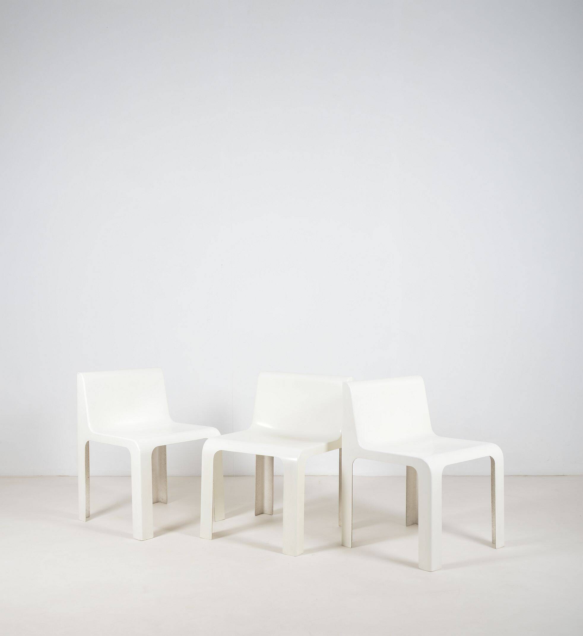 Set of 3 OZOO 600 chairs by Marc Berthier for Roche Bobois, 1970