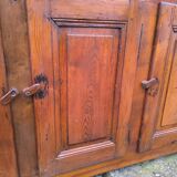 Buffet parisien vintage rustique 3 portes 3 tiroirs
