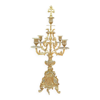 Chandelier en bronze Napoléon III