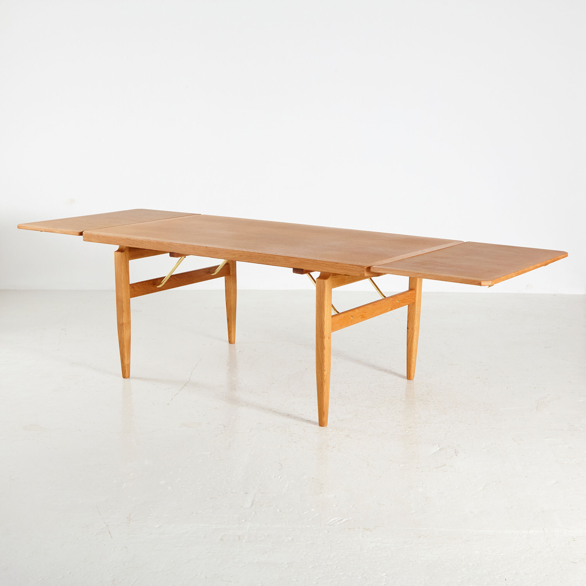 Restored oak dining table