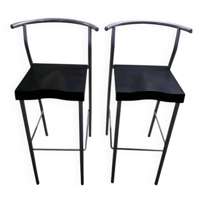 Paire de Tabourets ''Hi-Glob'' – Philippe Starck pour Kartell