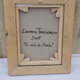 Le voile d el'aube huile sur toile signéee Laurence Treizenem 41 X 33 cm