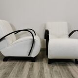 Restored armchairs by Jindrich Halabala, Set of 2