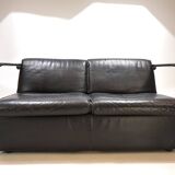 Otto Zapf Arcona 2 seater leather sofa for Art Collection, 1980