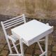 Vintage folding children's desk in lacquered wood from the 70s