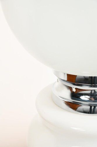 Lampe de table en verre italienne