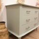 Commode des années 60, pieds compas, Douceur de l'Aube