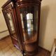Sideboard, display cabinet in solid cherry wood