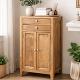 Rustic wooden buffet from Paris, 1940.