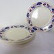 4 dessert plates of Badonviller model Mousmee 221009