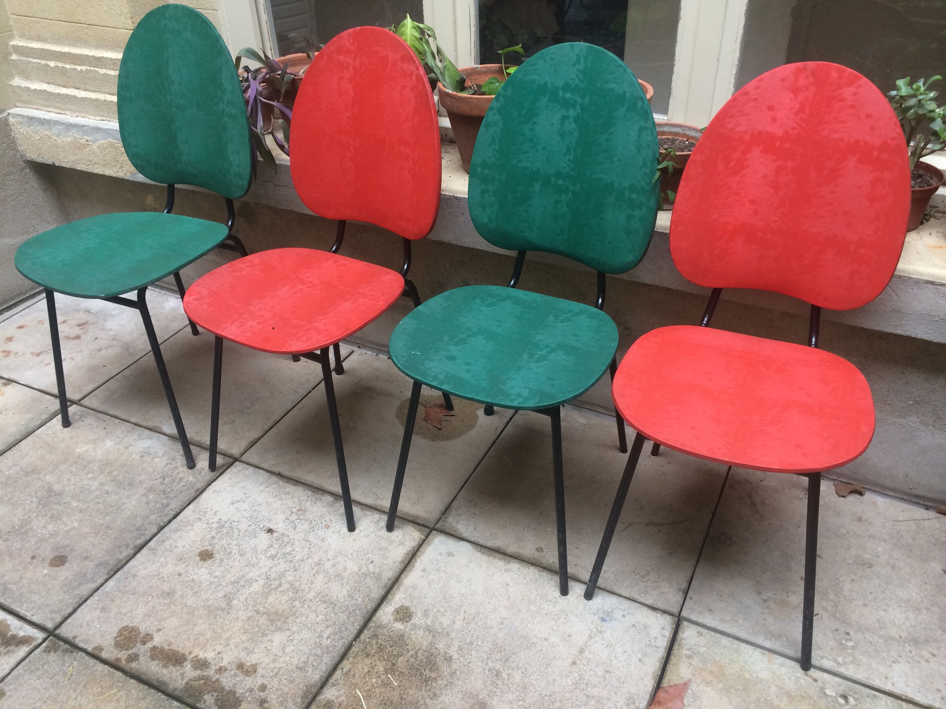 4 60s chairs