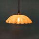 70s space age glass pendant, vintage glass pendant from Sweden.