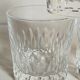 Quatre verres gobelets à whisky en cristal d'Arques vintages