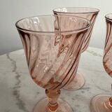 Set of 3 Rosaline stem glasses