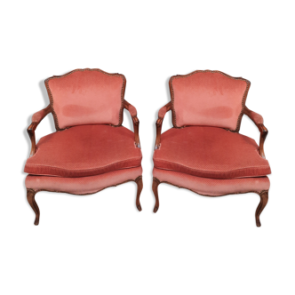 Pair of LouisXV-style convertibles