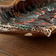 Large Vallauris bowl in glazed ceramic, free form – vintage
